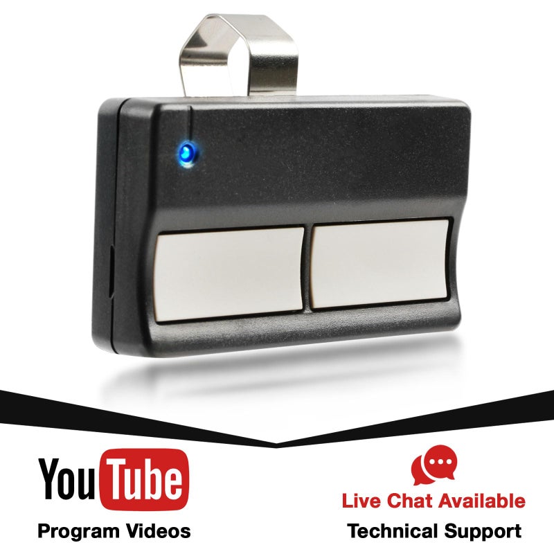 Garage Outlet 2 Garage Outlet Remotes for 971LM 972LM Garage Door Opener - Image 2
